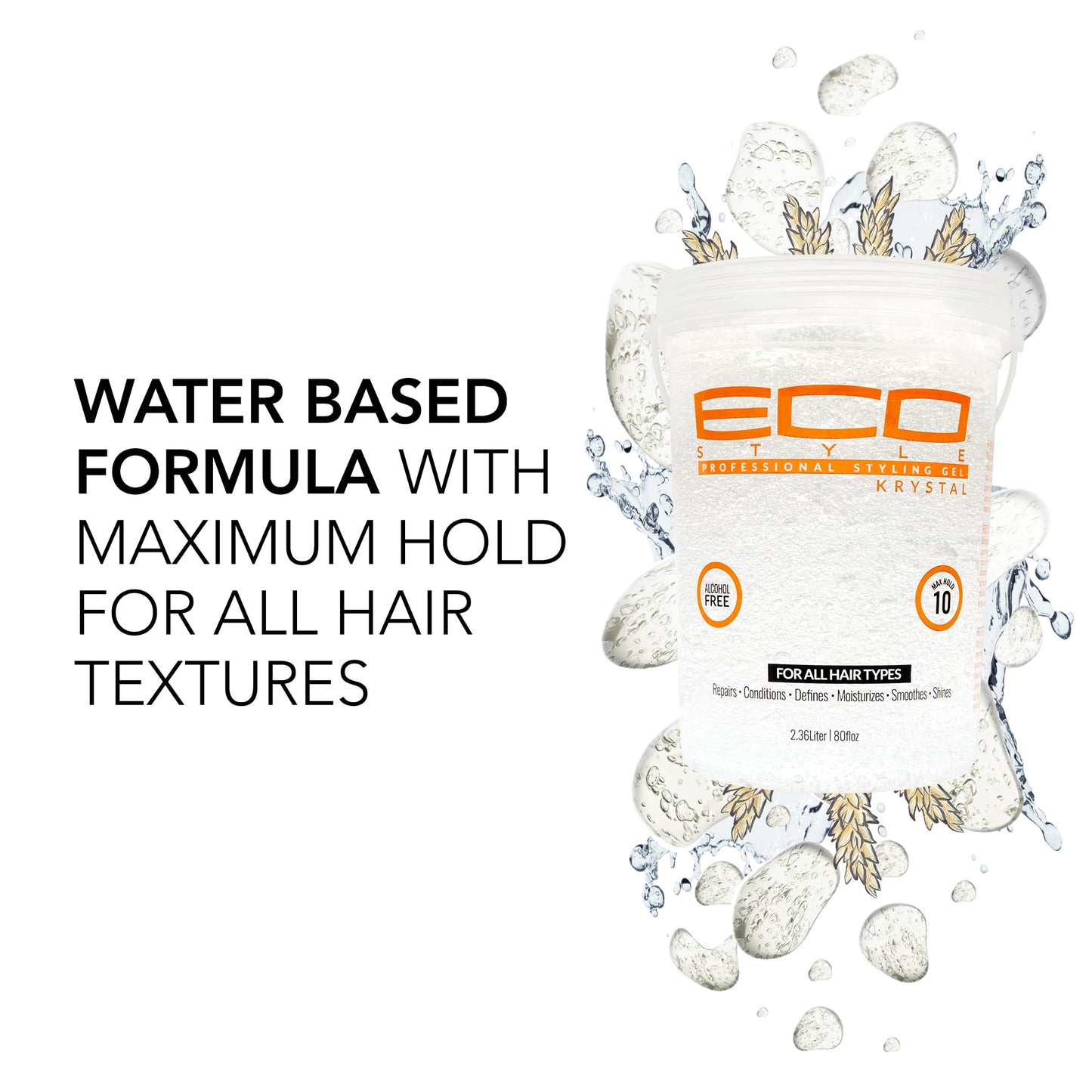 Eco Styler Styling Gel 5 Lb. Krystal Clear (pack of 2)