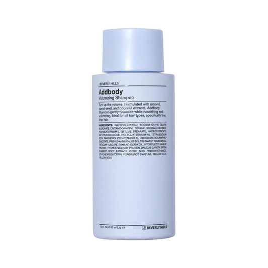 J Beverly Hills Blue Addbody Volumizing Shampoo with Vitamin E Oil for Strong Hair, 12 Oz