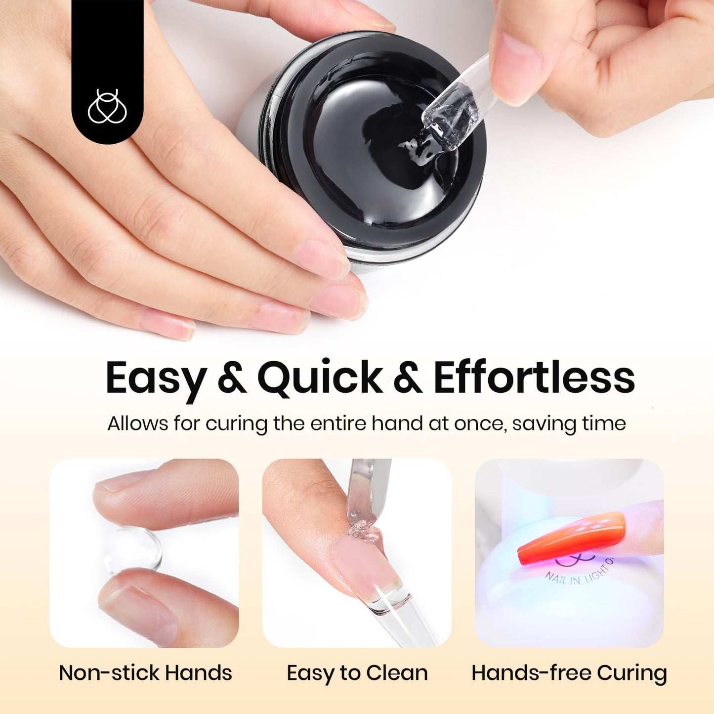 Beetles Solid Nail Glue Gel for False Tips, Poly Extension Gel Nail Kit All in One Kit for Nail Manicure Beginner Starter Kit DIY at Home Gift Beauty and Personal Care beetles Gel Polish
