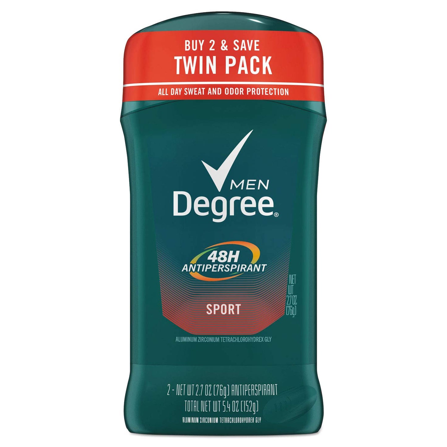 Degree Men Original Protection Antiperspirant Deodorant, Sport, 2.7 oz, 2-Pack Beauty and Personal Care Degree