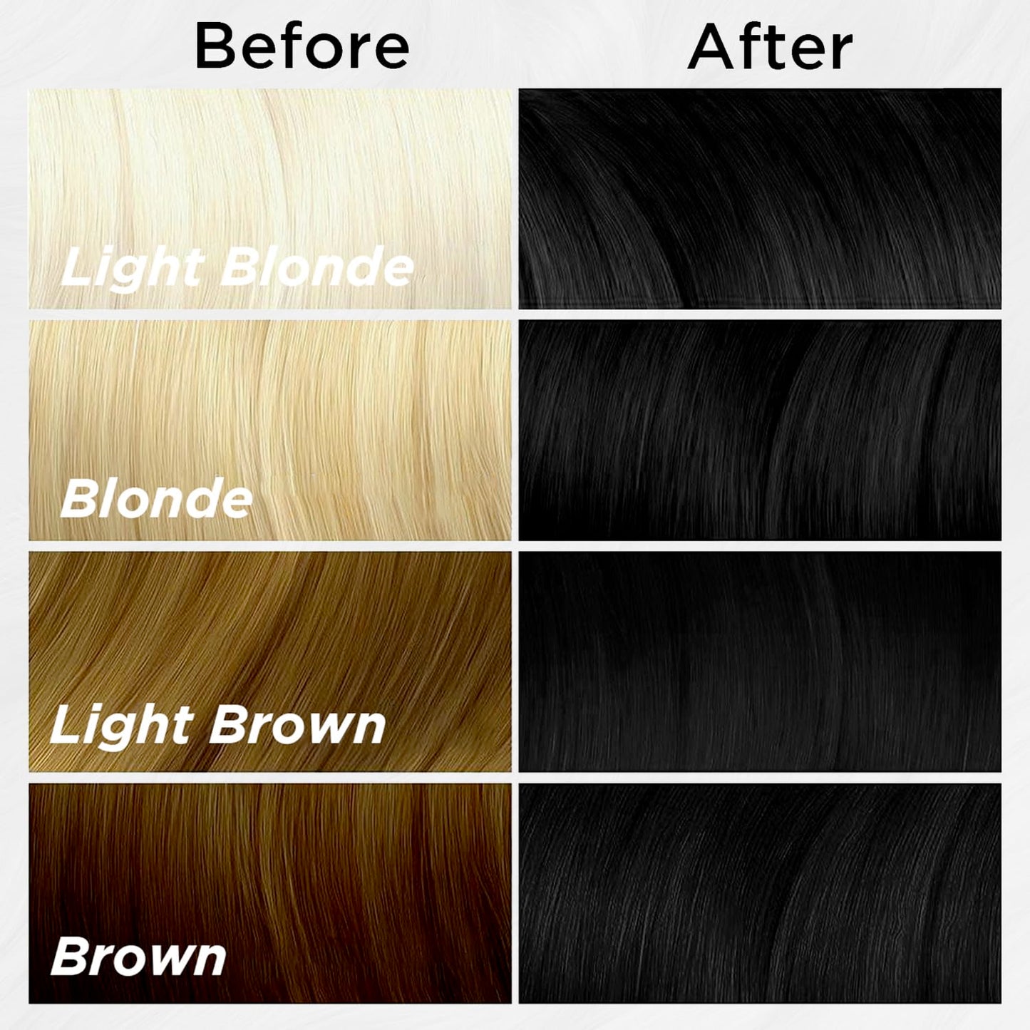 MOEHAIR Semi-Permanent Hair Color | Black Hair Dye 8 Oz | Temporary Hair Dye for Dark Hair | Voodoo Majestic Black Hair Color No Ammonia, Sulfate