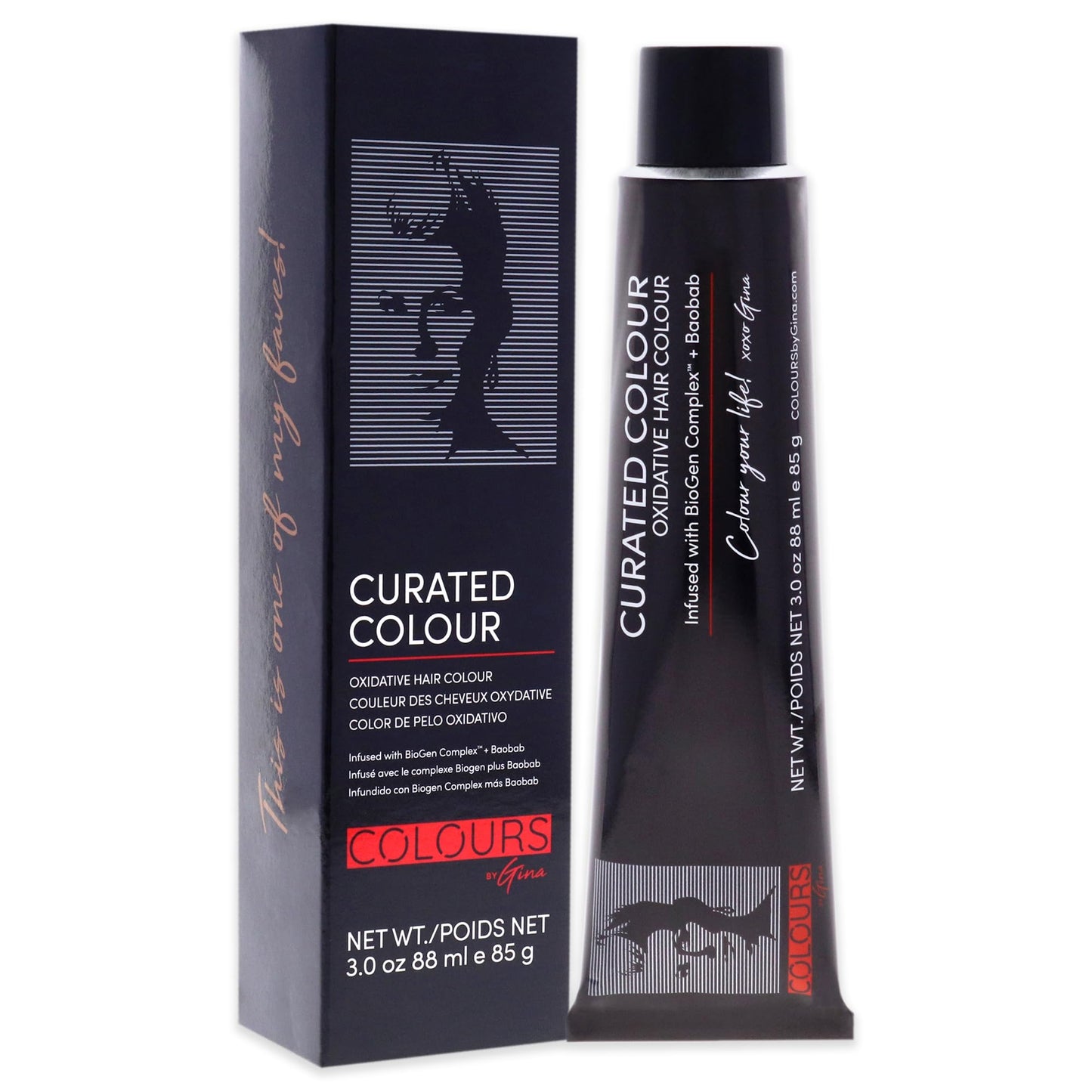Colours By Gina Curated Colour - 5.0-5N Light Natural Brown by Colours By Gina for Unisex - 3 oz Hair Color