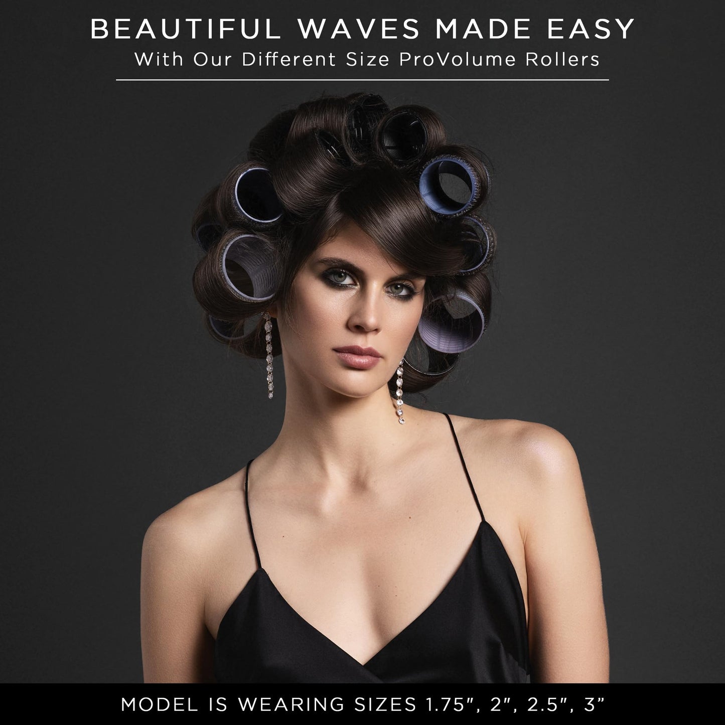 Fromm ProVolume 1.5" Self-Grip Ceramic Ionic Thermal Hair Rollers, 3 Count Salon Quality Hair Curlers for Short, Medium and Long Hair