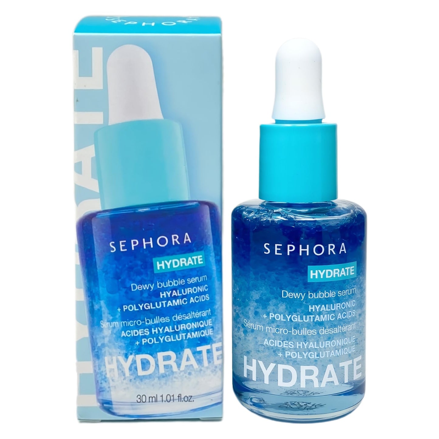 SEPHORA COLLECTION Hydrate - Dewy Bubble Serum with Hyaluronic + Polyglutamic Acids 1.01 fl oz / 30 mL