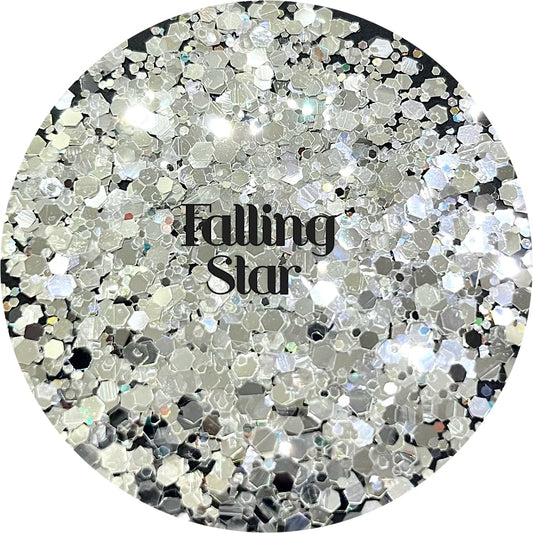 Silver Polyester Glitter | Craft Glitter | Glitter for Arts & Crafts | Tumblers | Cosmetics | Nails | Epoxy Resin Art | Slime | DIY | Body Glitter |