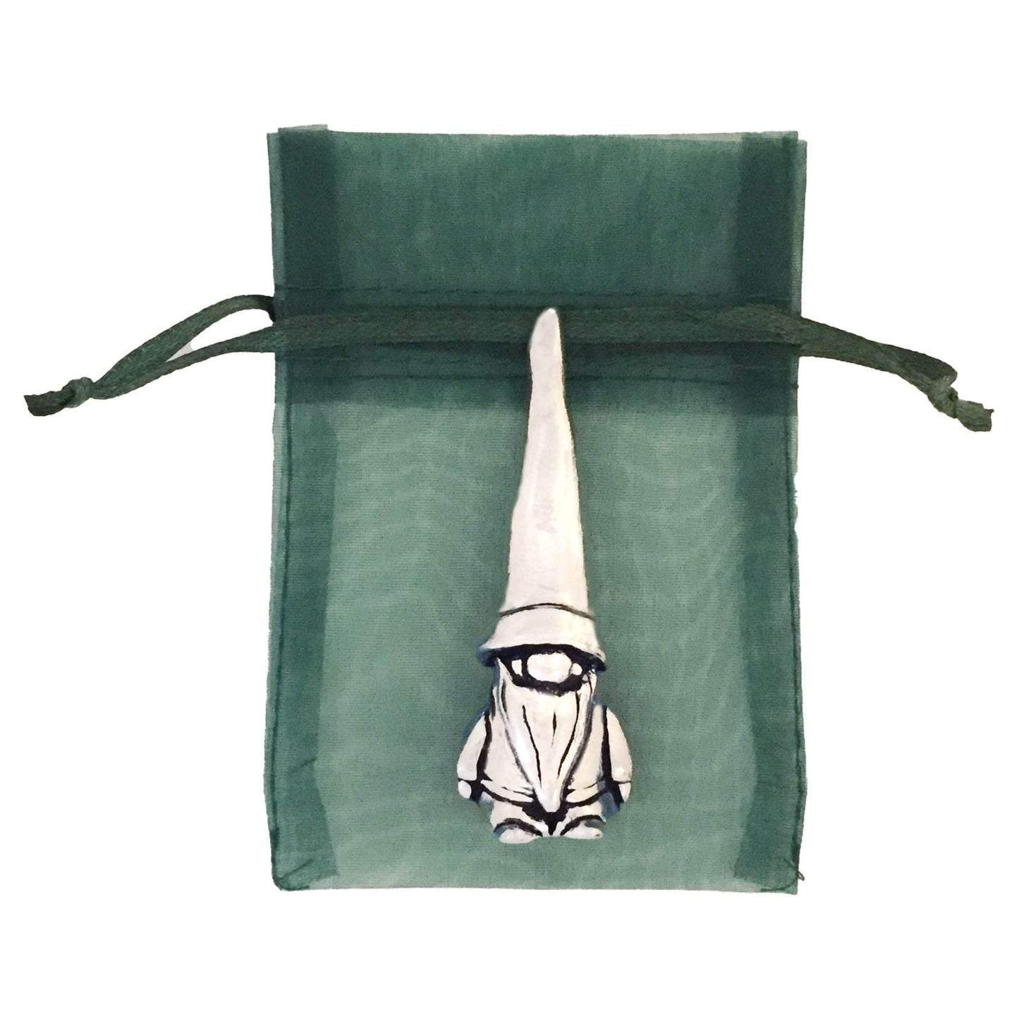 Basic Spirit Gnome Pewter Ring Holder Jewelry Holder Gift Box Whimsical