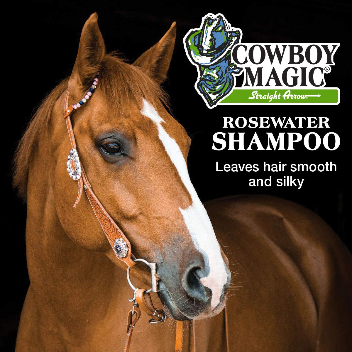 Cowboy Magic Show Ready LIMITED EDITION Box Set - 32 Oz Rosewater Shampoo, 32 Oz Conditioner, 4 Oz Greenspot Remover, 4 Oz Superbody Shine, and Bonus