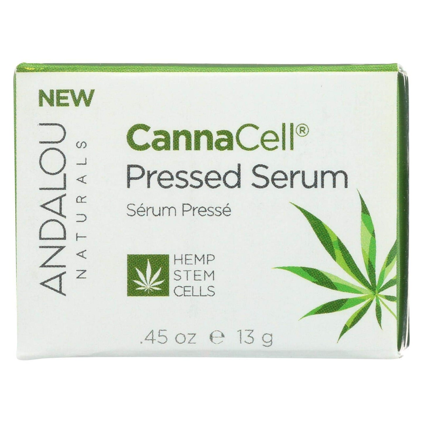 Andalou Naturals CannaCell Pressed Serum, 0.45 Ounce