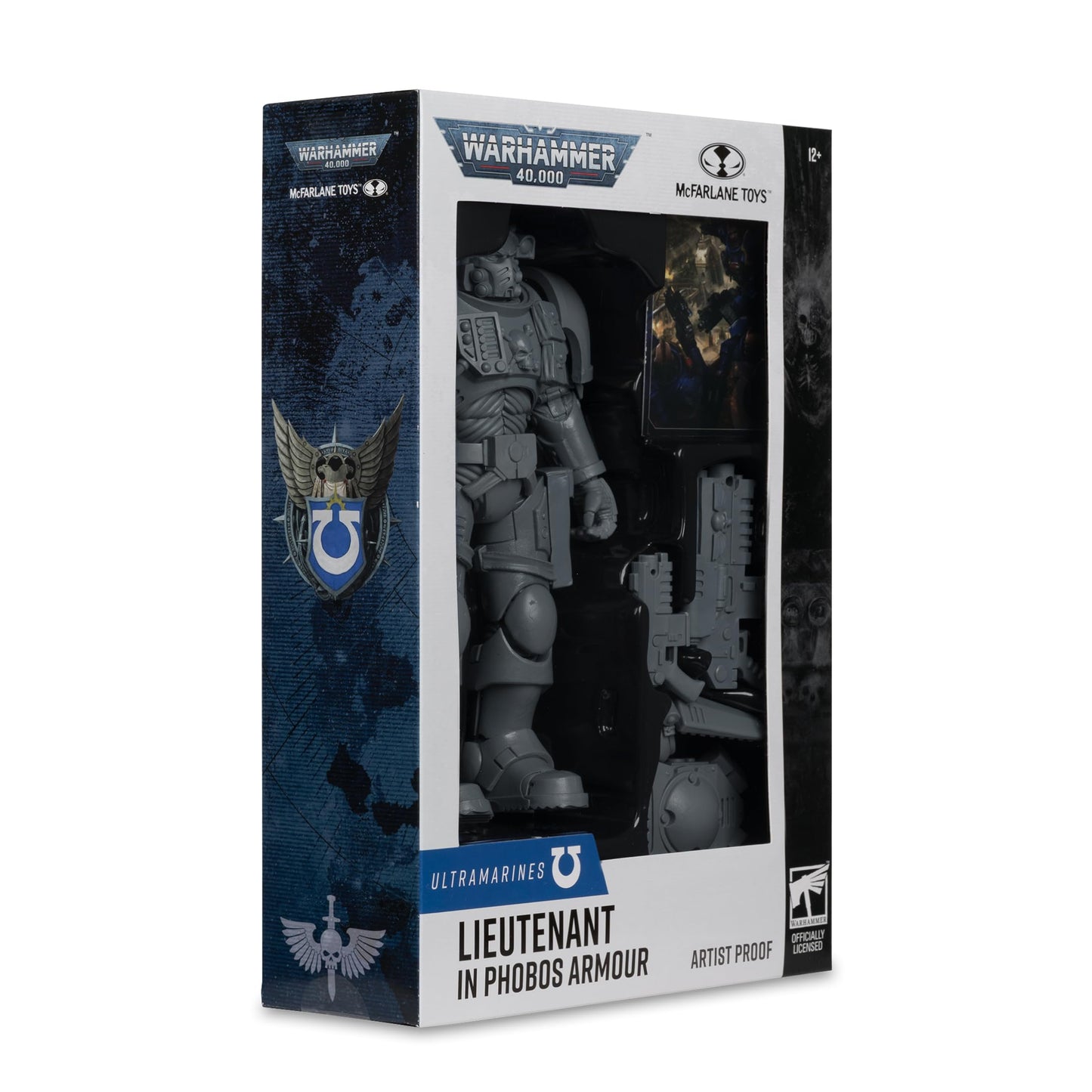 McFarlane Toys- Warhammer 40,000 Lieutenant in Phobos Armour (Ultramarines) Artist Proof 7in Figure