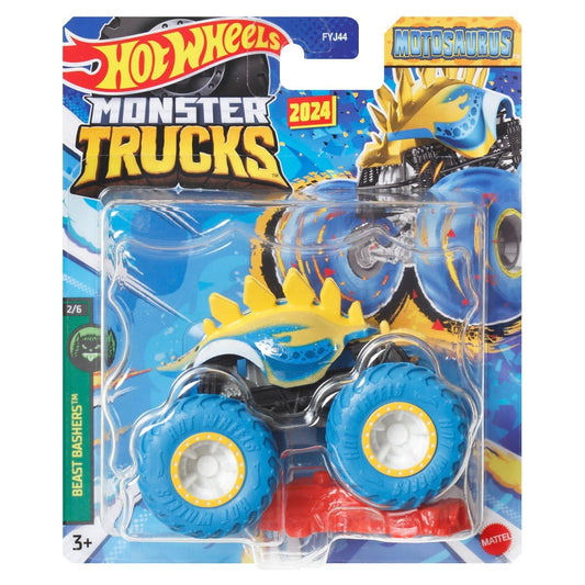 Hot Wheels Monster Trucks Motosaurus (Yellow/Blue)