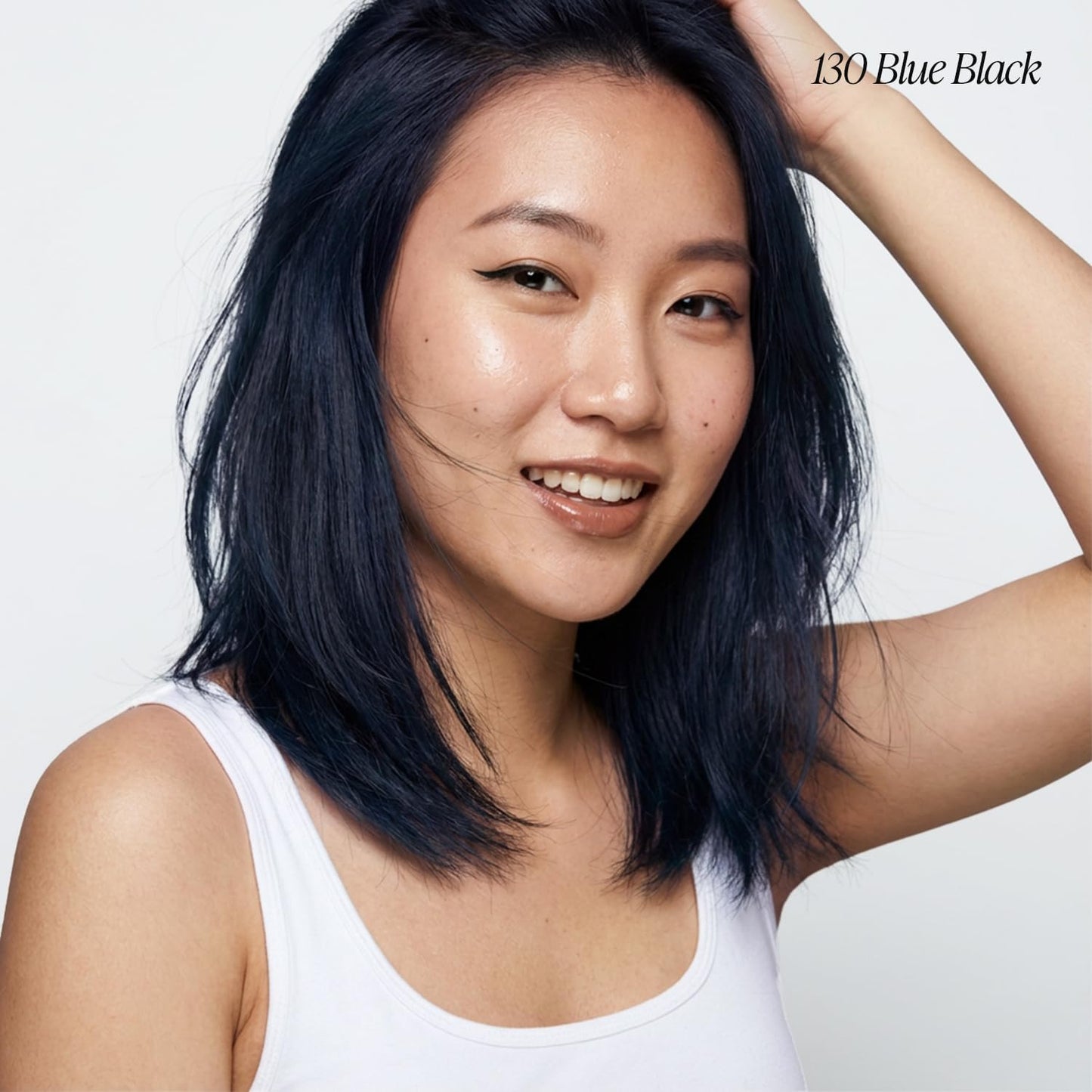 Adore Semi Permanent Hair Color (130 Blue Black) (2 Pack) | Vegan & Cruelty-Free Black Hair Dye | No Ammonia, No Peroxide, No Alcohol | 4 Fl Oz