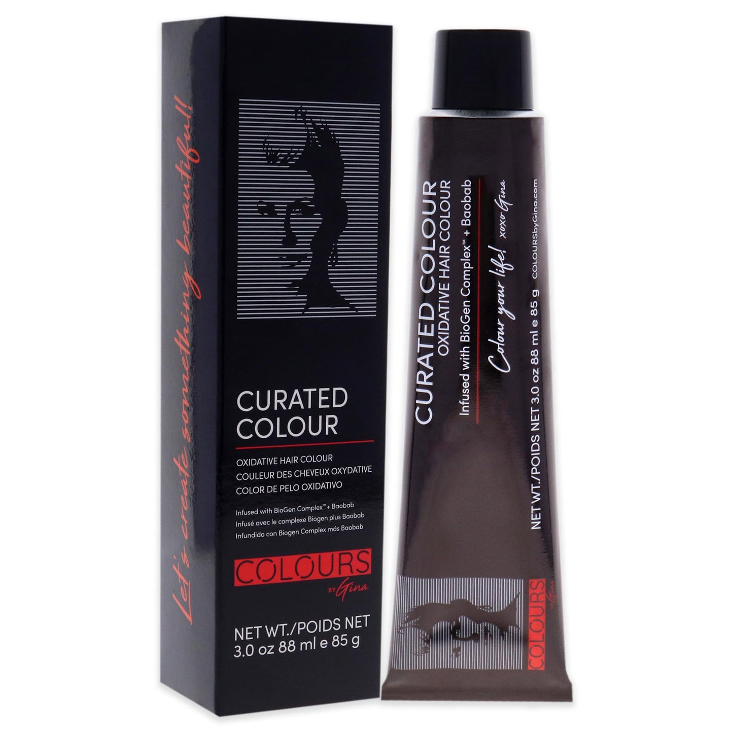 Colours By Gina Curated Colour - 6.43-6CG Dark Coppery Golden Blonde by Colours By Gina for Unisex - 3 oz Hair Color