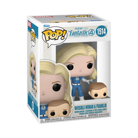 Funko Pop! & Buddy: The Fantastic Four: First Steps - Invisible Woman - Fantastic Four (2025) - Collectable Vinyl Figure - Gift Idea - Official…