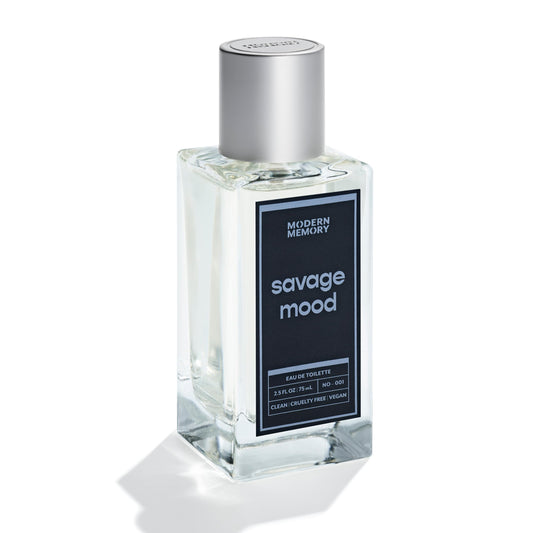 Modern Memory Savage Mood Eau de Toilette for Men, 2.5 fl oz - Notes of Bergamot, Wild Lavender & Dark Patchouli Beauty & Personal Care Modern Memory