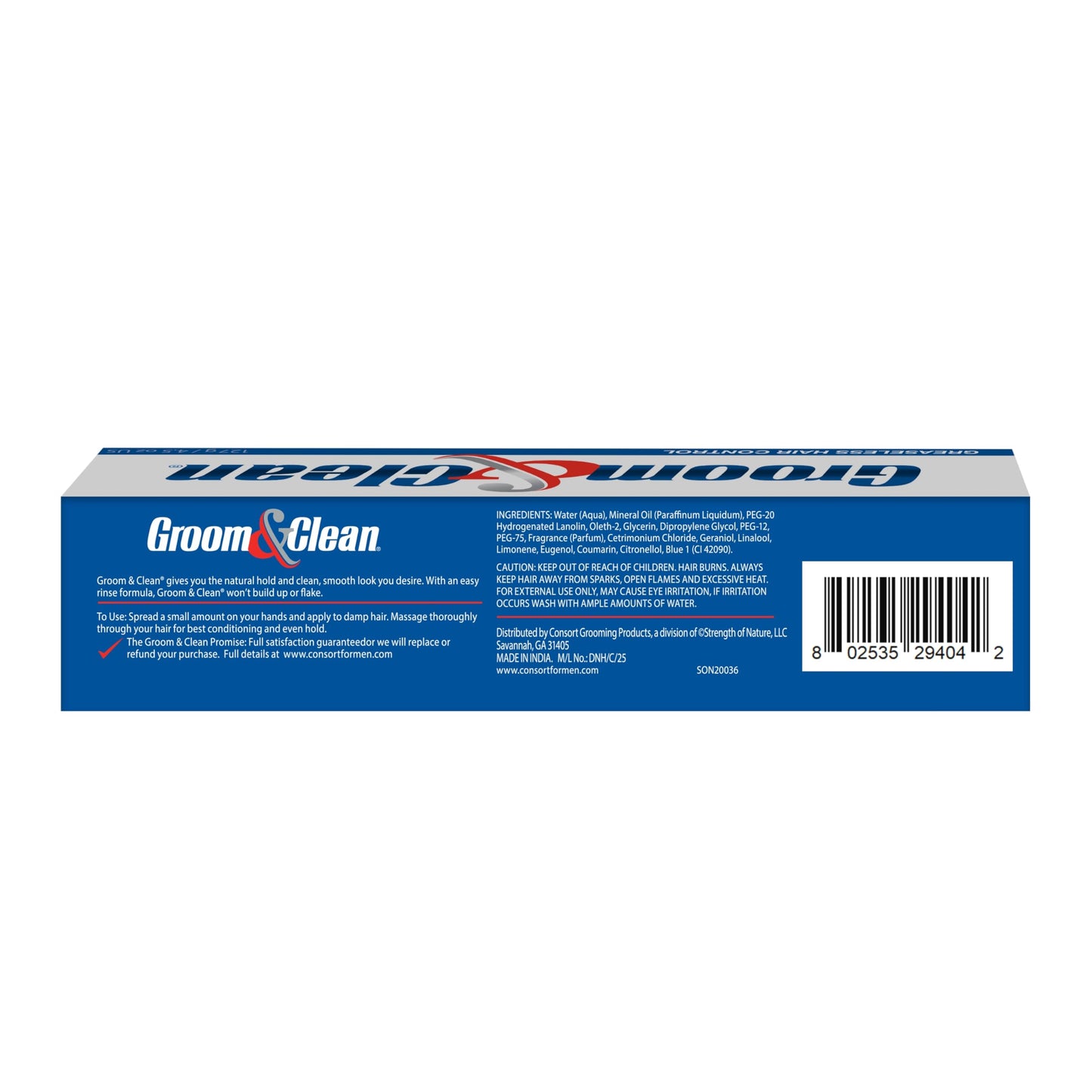Groom & Clean Greaseless Hair Control 4.50 oz (Pack of 12)