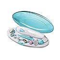 KISS Power File to Go Battery Powered Mani/Pedi Tool Professional Nail Care with 8 Attachments & Storage Case, Shape, Clean, and Polish Nails