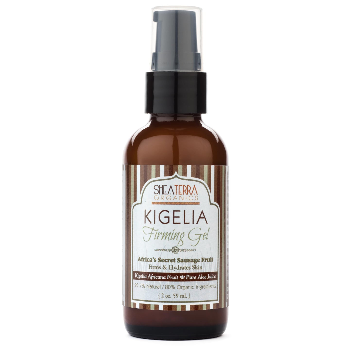 Shea Terra Kigelia Age Defense Collection - Firming Gel | Anti-Aging Face Gel with Plant Sterols to Firm, Hydrate & Smooth Skin - 2 oz