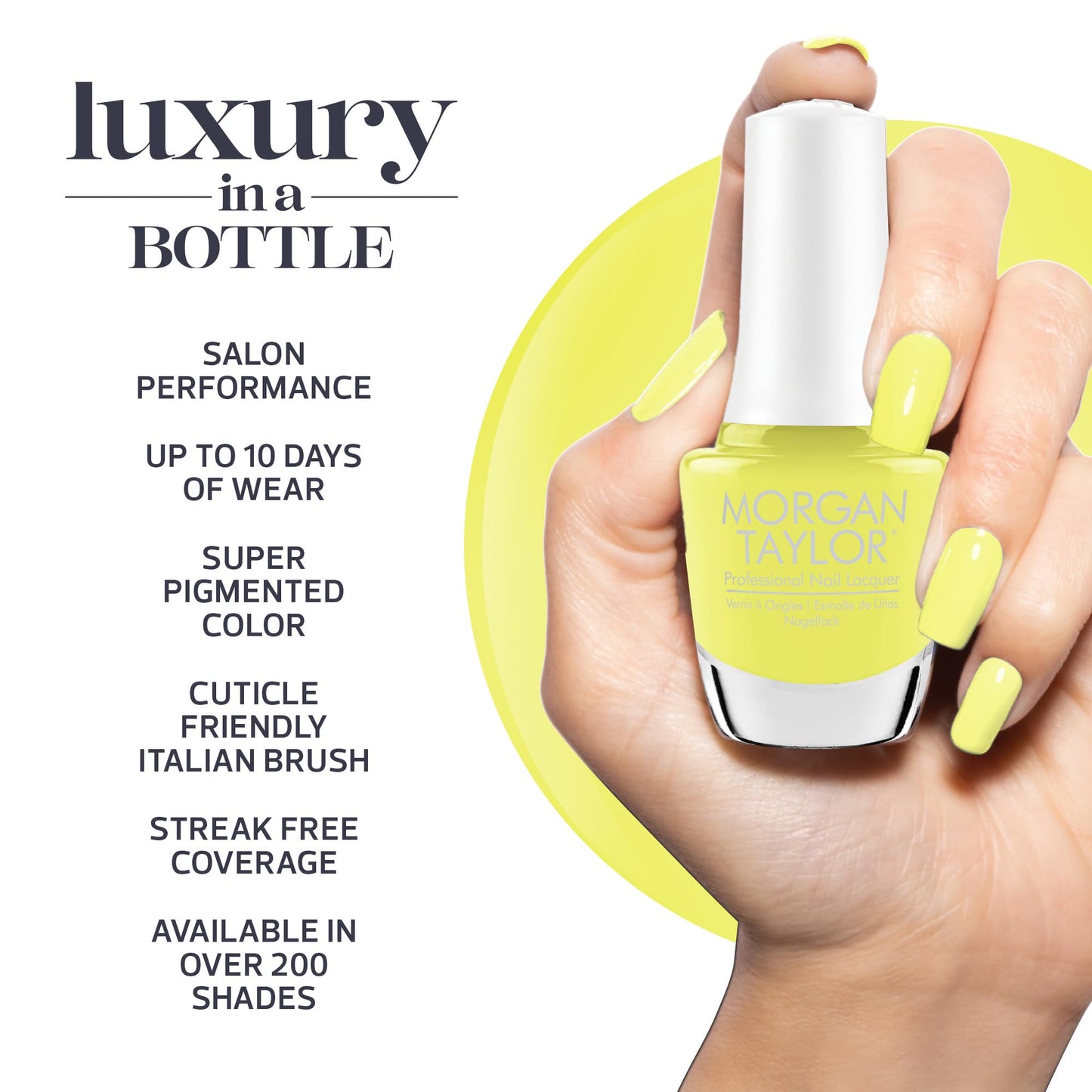 Morgan Taylor Summer Collection Keep It Juicy - 15mL Professional Lacquer, Chip-Resistant, Fast-Drying, Long-Lasting, High-Shine Finish, Perfect Beauty & Personal Care Morgan Taylor