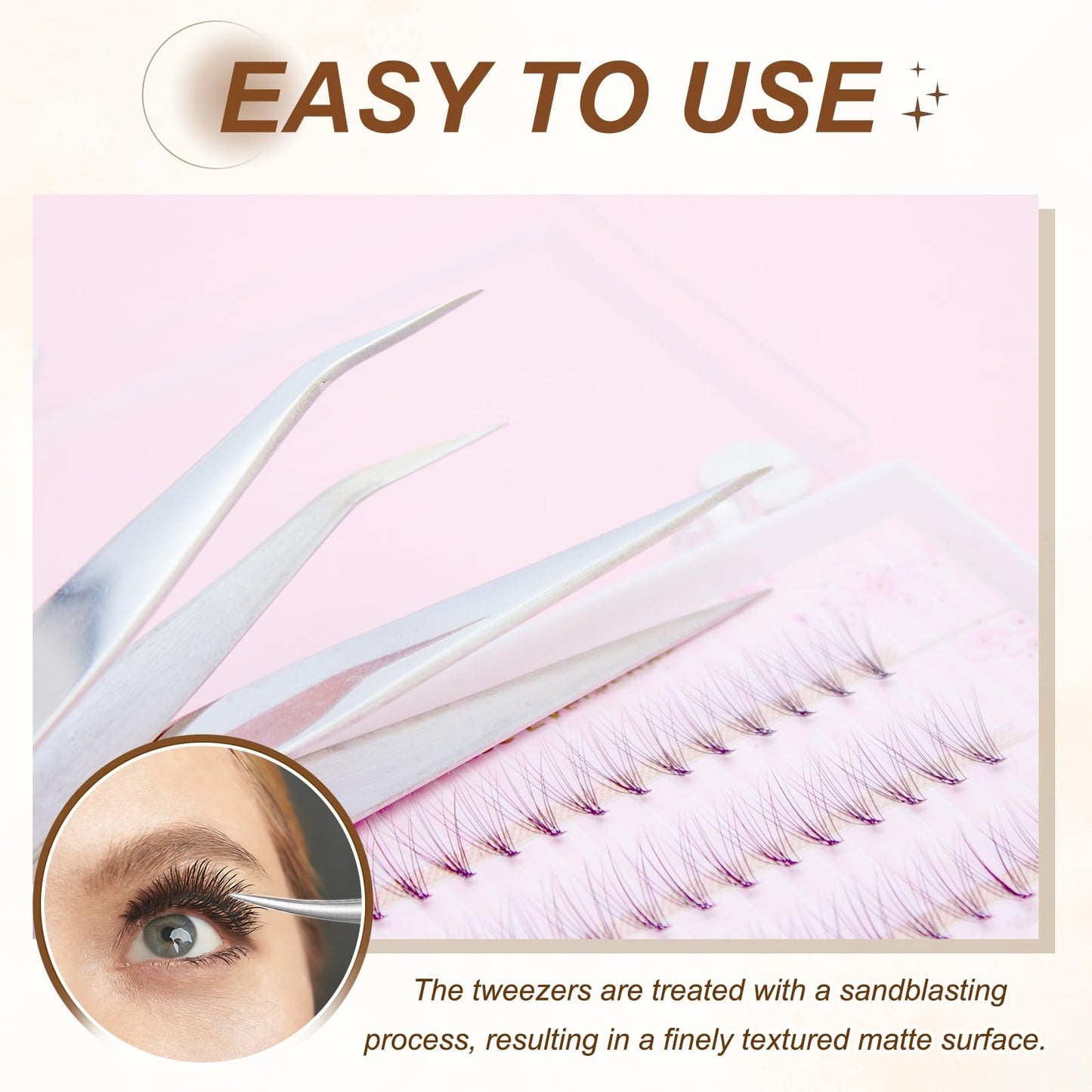 HARFINGTON High Precision Lash Tweezers, Stainless Steel Dolphin Tip Eyelash Extensions Tweezer Casual Beauty Tools for Eyelash Extensions, Silver Beauty and Personal Care HARFINGTON