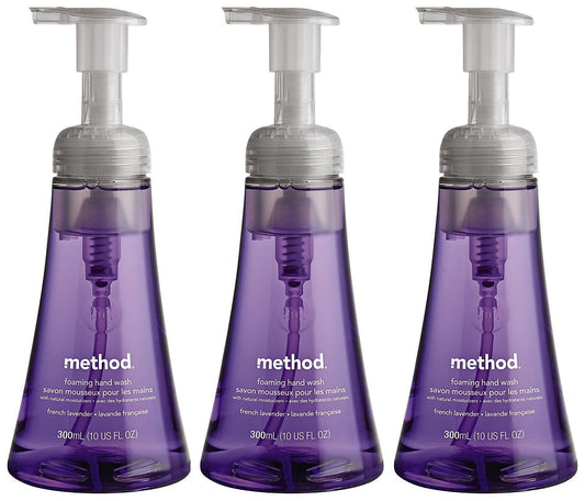 Method Foaming Hand Wash, French Lavender, 10 Fl Oz (Pack of 3) Beauty & Personal Care Method
