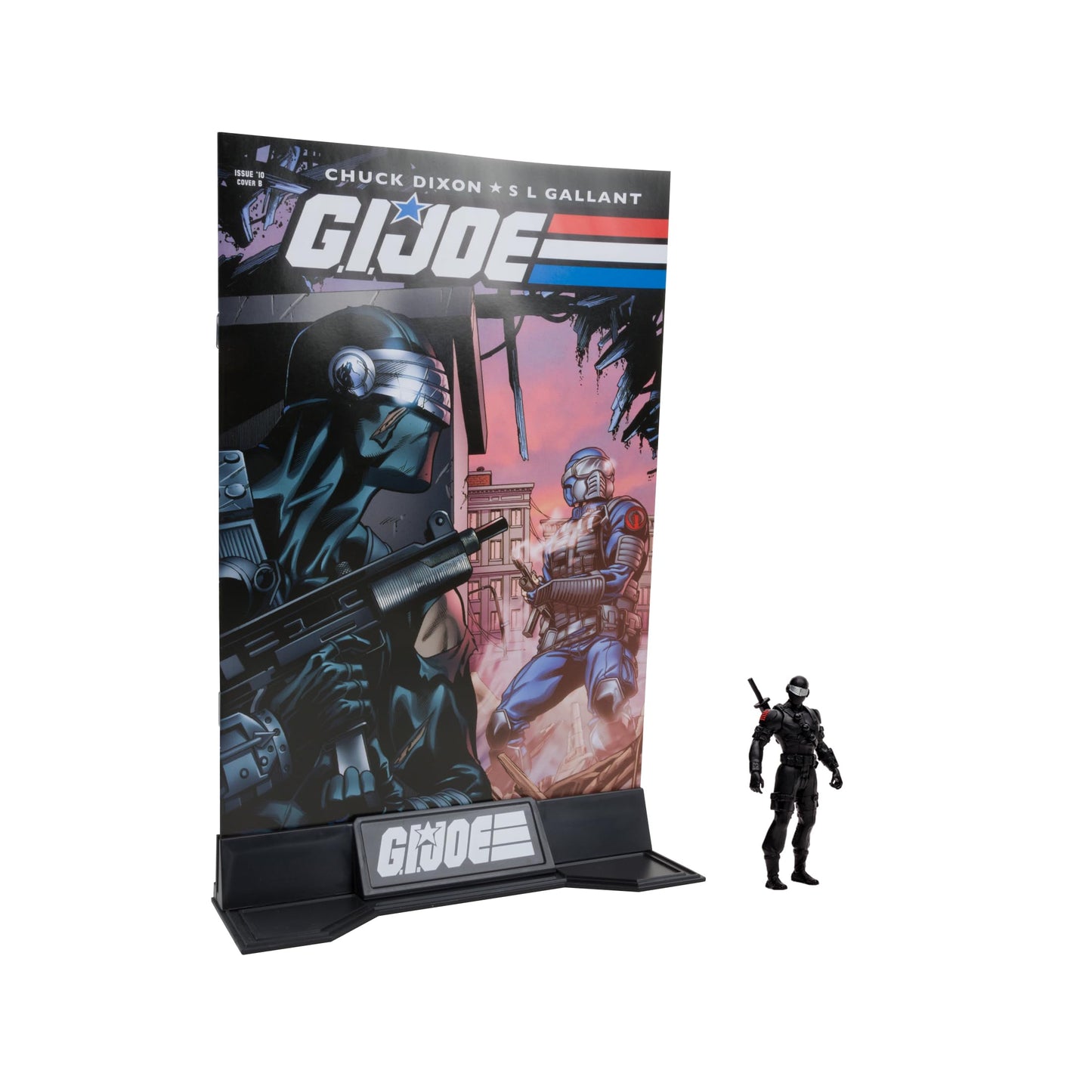 McFarlane Toys - G.I. Joe Page Punchers 2pk Duke and Snake Eyes 3in Action Figures with 2 Comics