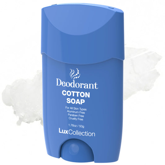 Lux Collection Deodorant for All Skin Types - Fresh Scent Aluminum Free Deodorant for Skin, Paraben Free & Cruelty Free (1.76oz, Cotton Soap) Beauty and Personal Care Lux Collection