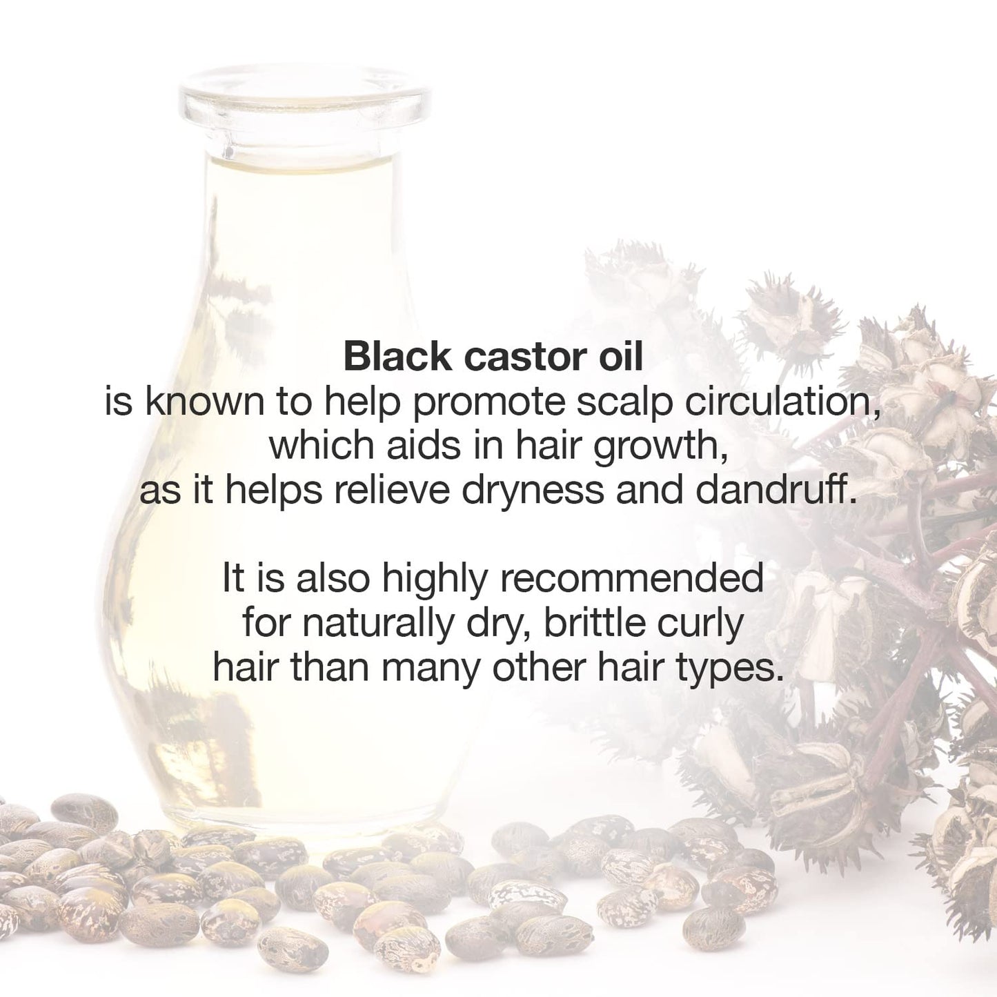 STAR CARE Extra Strength Jamaican Black Castor Oil (with Peppermint Oil) for Hair Growth (4oz) - 100% Virgin JBCO Infused with Biotin & Niacin - Scalp
