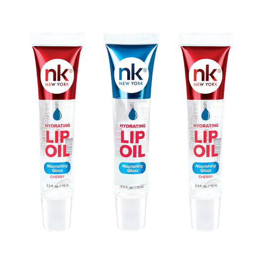 Nicka K Hydrating Lip Oil Nourishing Glass (GLOSS-CHERRY2PK) Beauty & Personal Care NICKA K NEW YORK