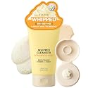Flufie Whipped Facial Cleanser with Vitamin C & Honey - Brightening, Hydrating, Soothing & Pore Cleansing - Dermatologist Tested, Anti-Aging, Korean