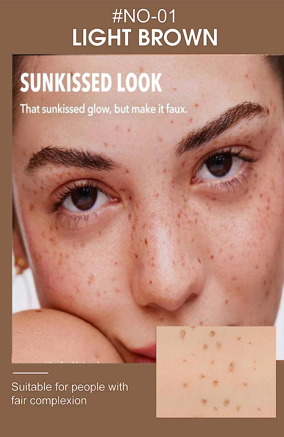 AKARY Freckle Pen Professional Lifelike Face Concealer Point Out Natural Waterproof Longlasting Soft Artificial Fine Makeup Freckle Pen Life Face