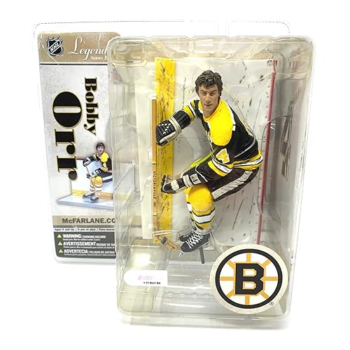 NHL Legends Series 3 Figure: Bobby Orr, Black and Yellow Jersey