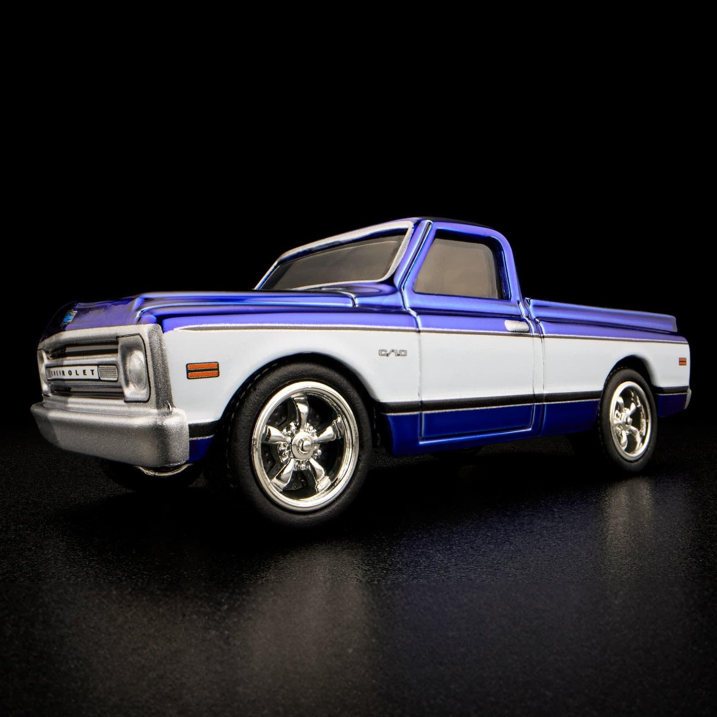 Hot Wheels 1969 Chevy C-10 Navy Blue Collectors RLC Exclusive