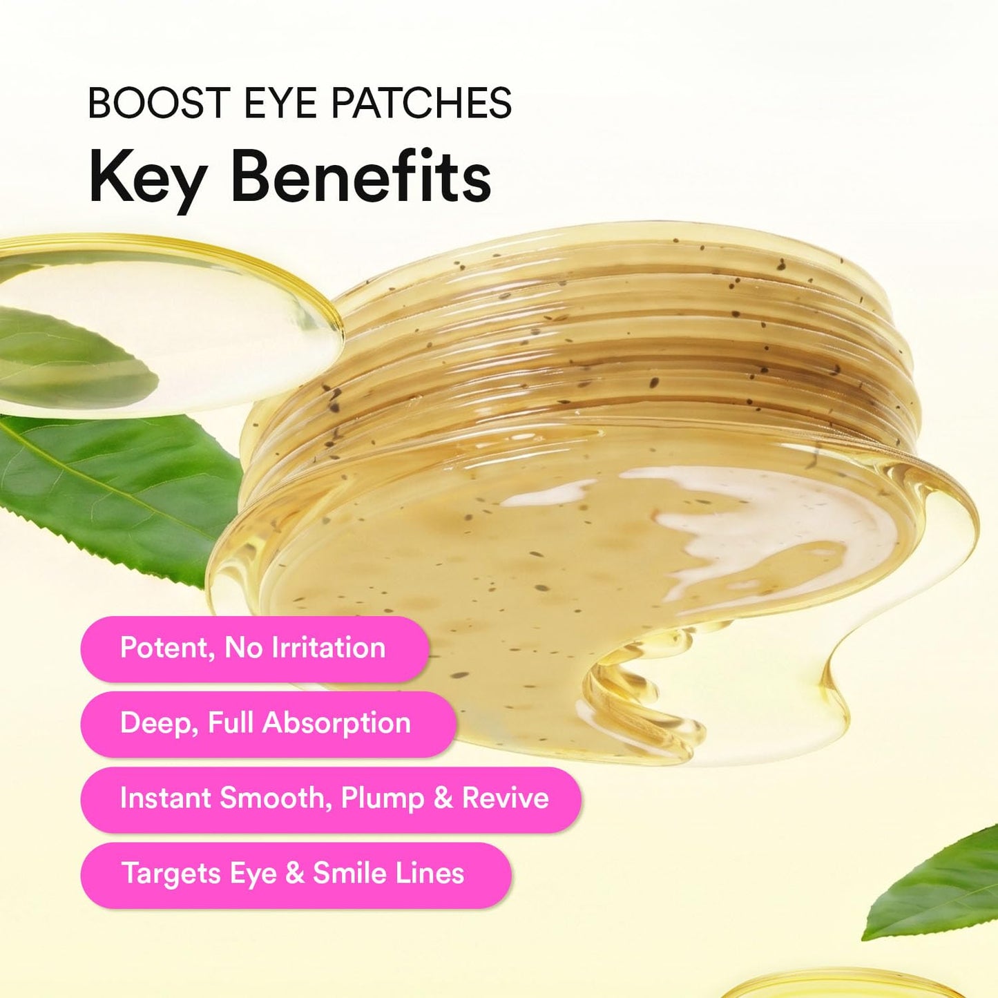 VERAFECT Retinal Green Tea Eye Patches, Anti Wrinkle & Smile Line Patches for Face, Peptide&Caffeine Serum-to-Gel Mask, Korean Skincare, 60 Count Beauty and Personal Care VERAFECT
