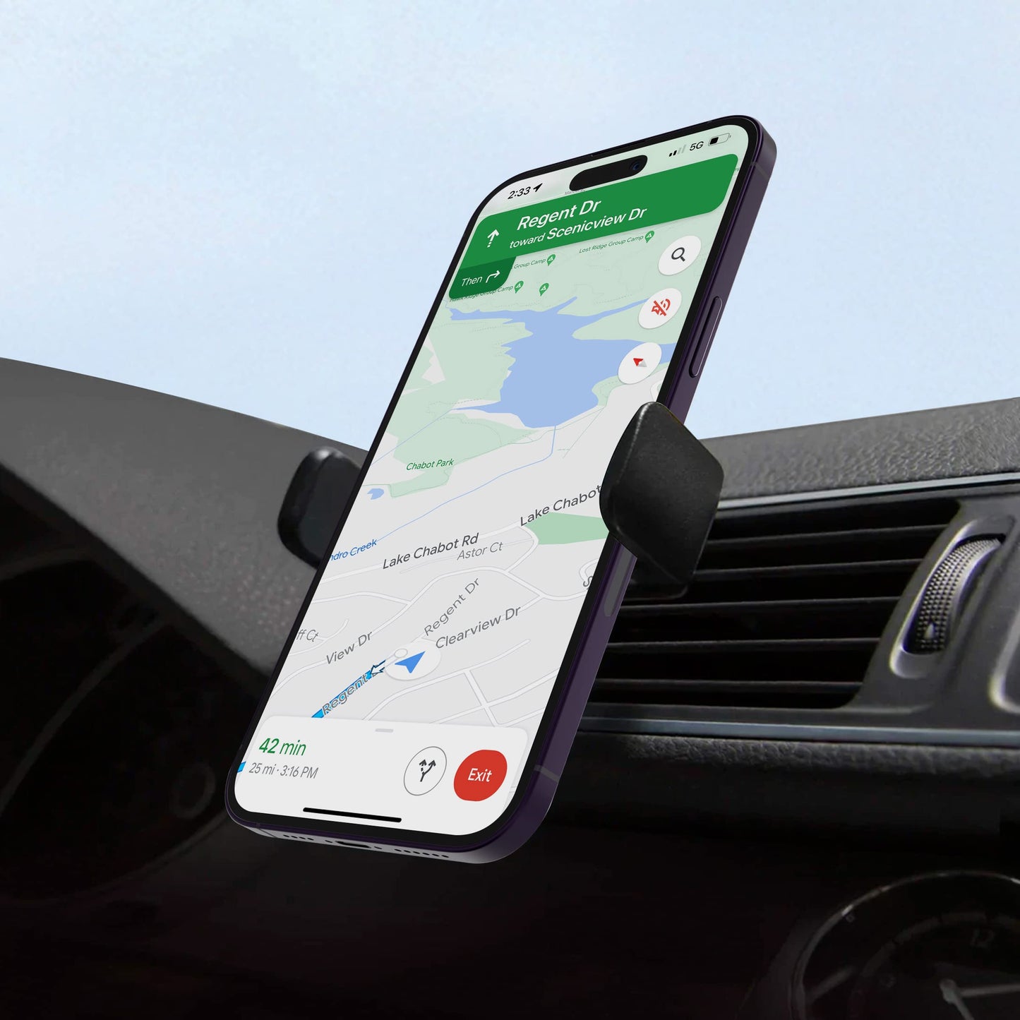 Kenu Airframe Ultra with Insta-Grip tech | Universal Smartphone Car Vent Mount Holder for All iPhone, Android, Pixel, Samsung, LG, Huawei, Xiaomi…