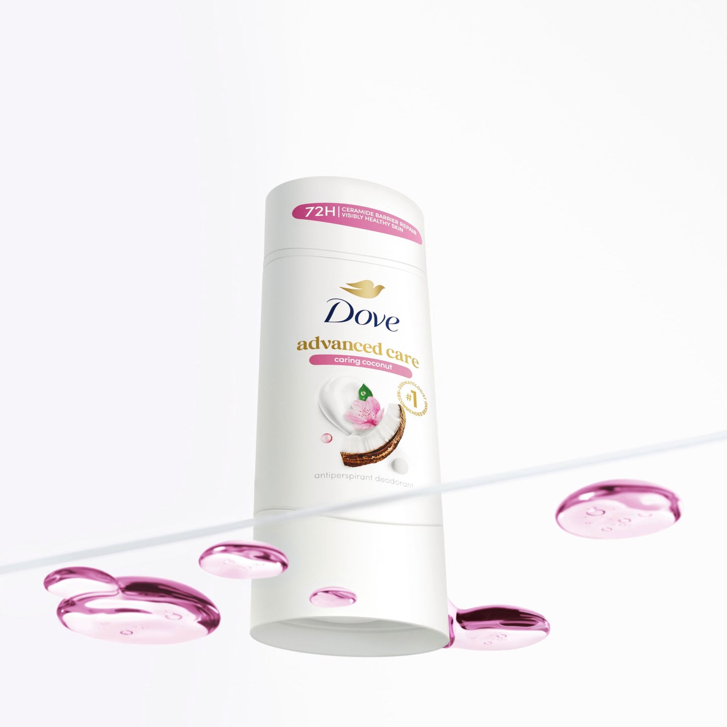 Dove Advanced Care Antiperspirant Deodorant Stick Caring Coconut for Helping Repair Skin Barrier After Shaving, with 72-Hour Sweat & Odor Protection Beauty and Personal Care Dove