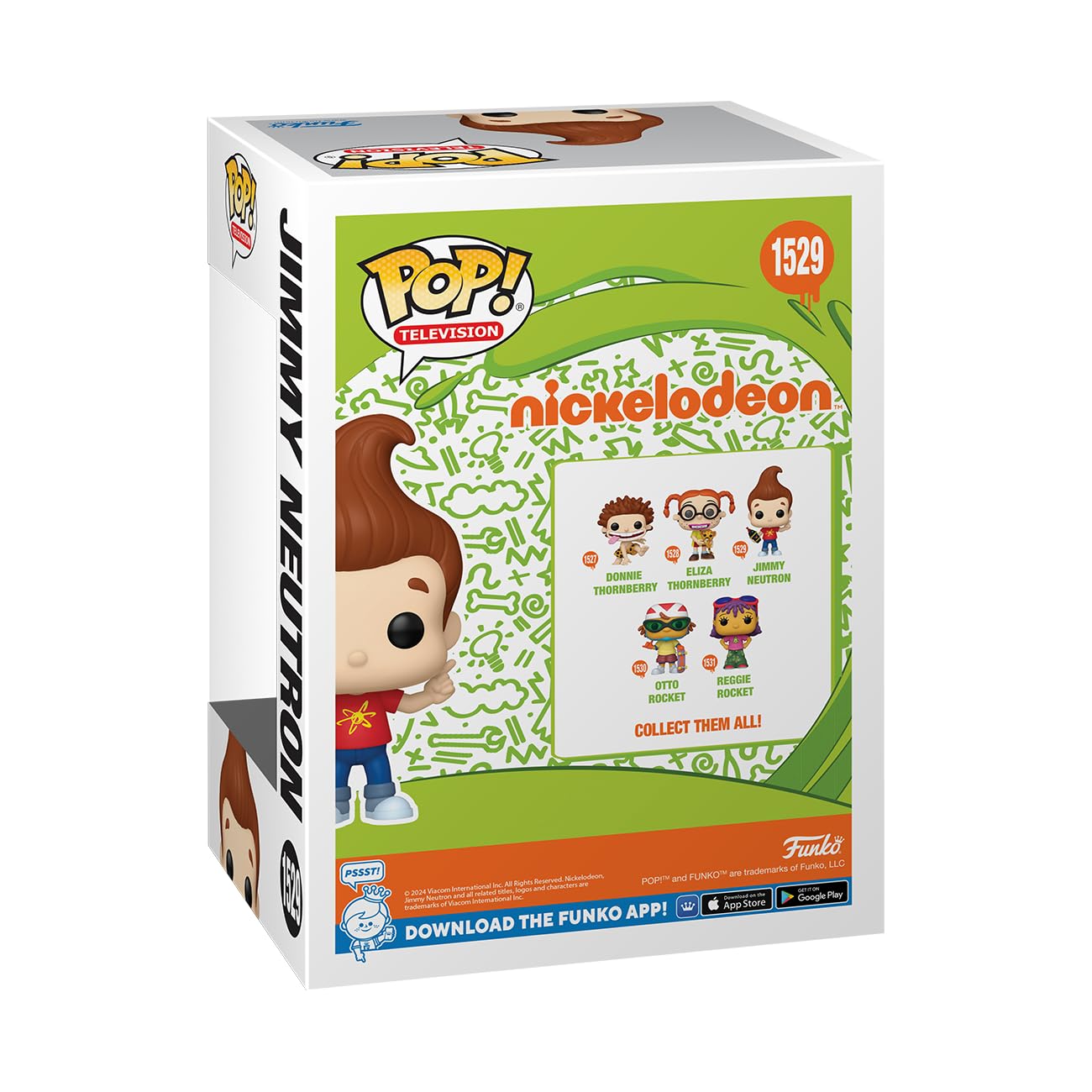 Funko POP! TV: Nick Rewind - Jimmy Neutron - Nickelodeon Slime - Collectable Vinyl Figure - Gift Idea - Official Merchandise - for Kids & Adults - Ad…