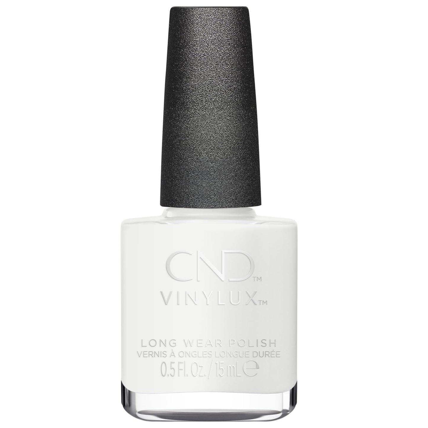 CND Vinylux Longwear White Nail Polish, Gel-like Shine & Chip Resistant Color, Studio White, 0.5 fl. oz