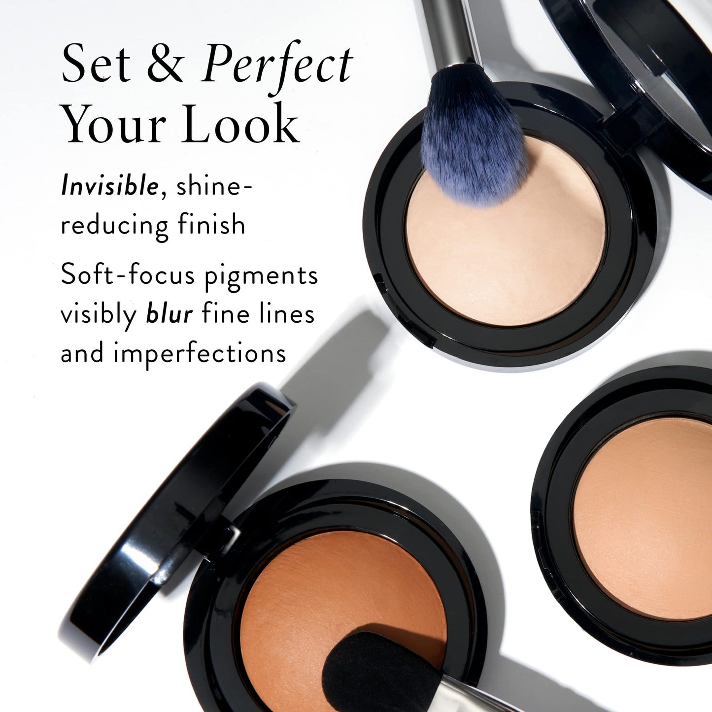 LAURA GELLER NEW YORK Baked Blurring + Setting Powder, Translucent Makeup Setting Powder For Soft-Focus Finish, Minimize Fine Lines and Pores