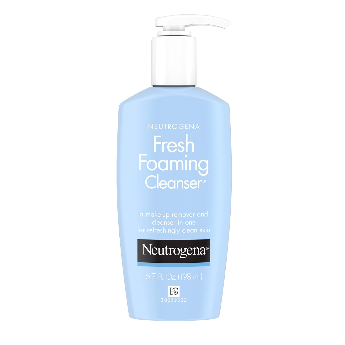 Neutrogena Fresh Foaming Gentle Daily Facial Cleanser & Makeup Remover, Soap Free, Removes Dirt, Oil & Waterproof Makeup, Non-Comedogenic