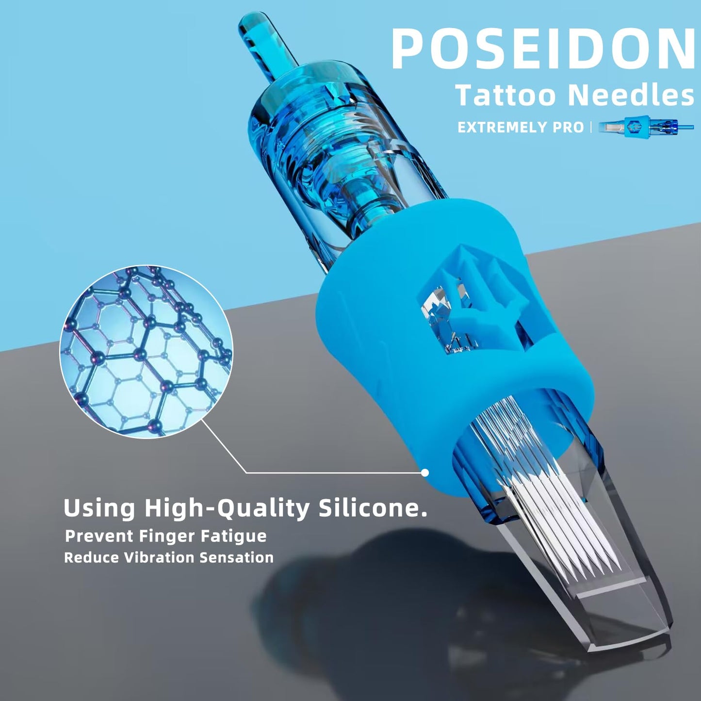 Poseidon 50Pcs Tattoo Cartridge Needles Assorted Mixed Size Round Liner Shader Magnum Curved/Round Mag # 12 Standard 3RL 5RL 7RL 9RL 5RS 7RS 9RS 7RM Beauty and Personal Care POSEIDON