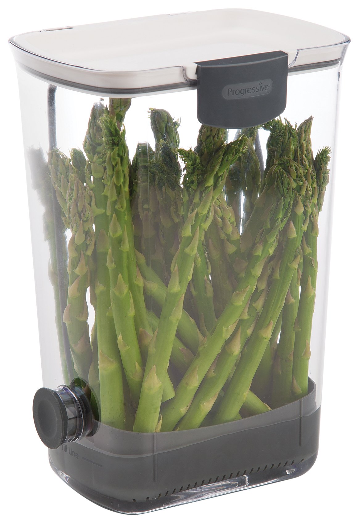 ProKeeper Herb Keeper - White, with Removable Silicone Drain Plug, BPA-Free Plastic