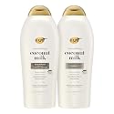 OGX Shampoo and Conditioner Set, Nourishing + Coconut Milk, Shampoo and Conditioner for Moisturizing & Strengthening Hair Care, Formulated without