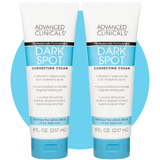 Advanced Clinicals Dark Spot Vitamin C Cream For Face, Hand, & Body Lotion, Anti Aging Therapeutic Skin Care Moisturizer Lotion Reduces Appearance