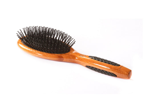 Bass Brushes Large Oval Nylon Wood Brush, 1 EA