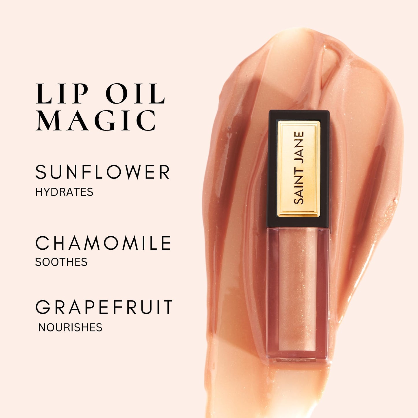 SAINT JANE - Luxury Lip Oil | Luxury, Floral-Infused, Clean Skincare (Alchemy, 0.15 oz | 4.5 ml)