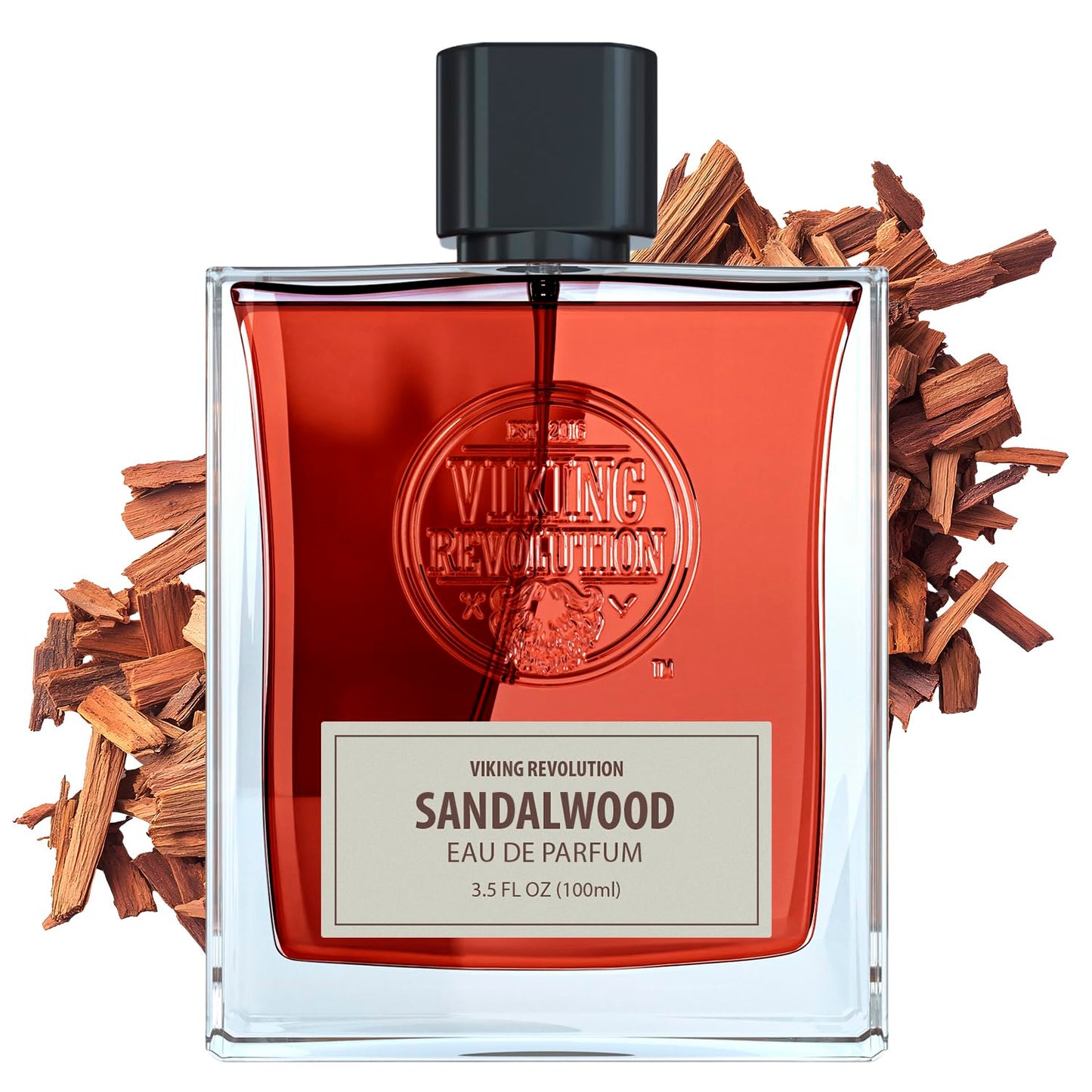 Viking Revolution Sandalwood Perfume, Intense & Lasting Men's Eau de Parfum, A Deeper, Richer Woody Fragrance with Notes of Musk, Ambergris, Cedar Beauty and Personal Care Viking Revolution Default Title