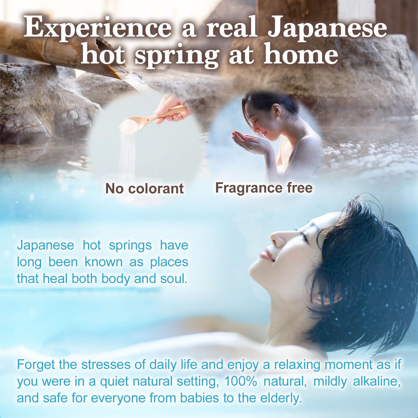 Yunohana Japanese Hot Spring Bath Salts, 100% Natural Mineral Bath Powder from Okuhida Onsen, No Chemicals, 250g Beauty and Personal Care JAPAN NINJA
