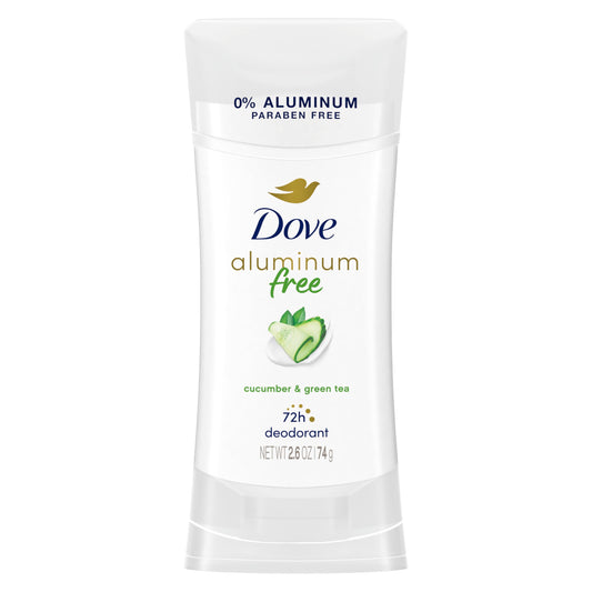 Dove Aluminum Free Deodorant for Women Cucumber and Green Tea 72 hour odor protection 2.6 oz Beauty and Personal Care Dove