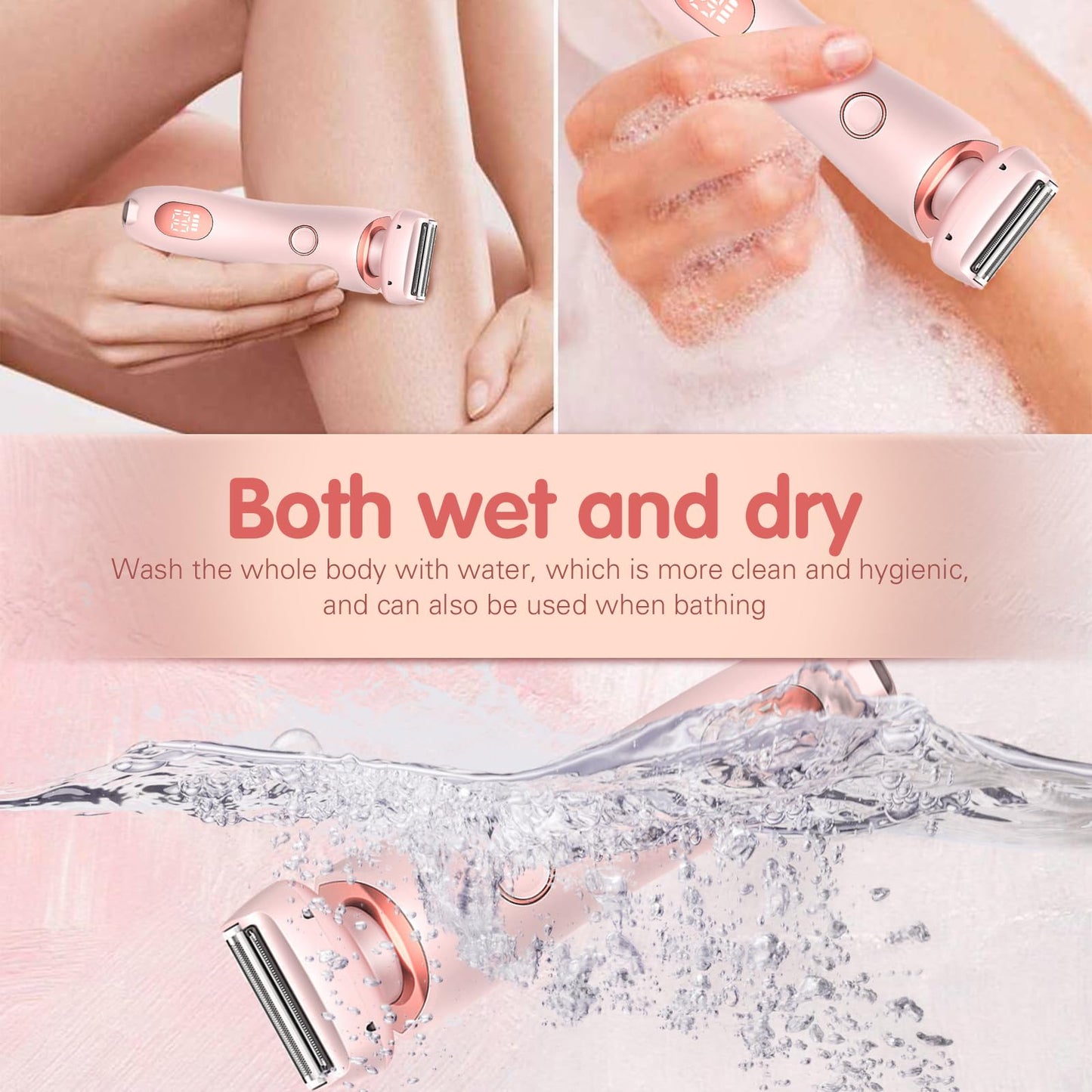 Dusk Official Razor for Women - Glide Pro 3.0 3-in-1 Multifunctioning Silk Shaver, Smooth Shave, Painless Hair Removal, Wet & Dry (Blue) Beauty and Personal Care ZsIYe