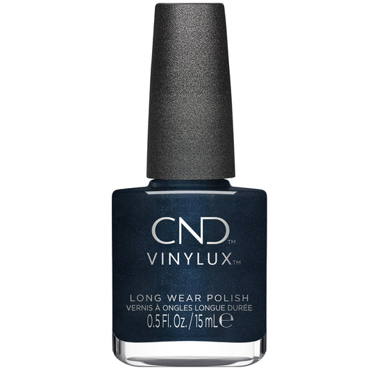 CND Vinylux Longwear Blue Nail Polish, Gel-like Shine & Chip Resistant Color, Midnight Swim, 0.5 fl. oz